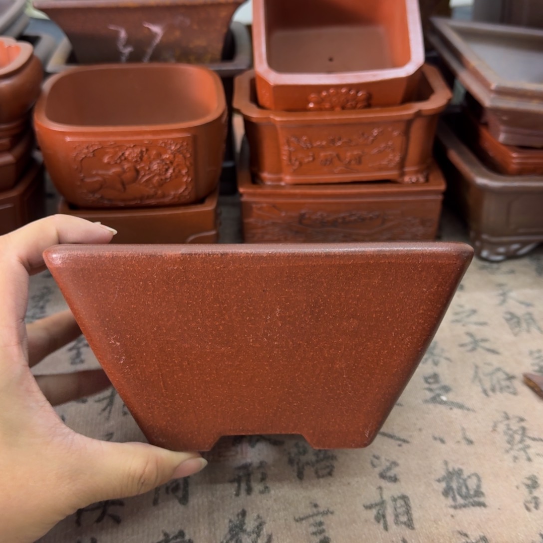 紫砂花盆宜兴紫砂正品16x8