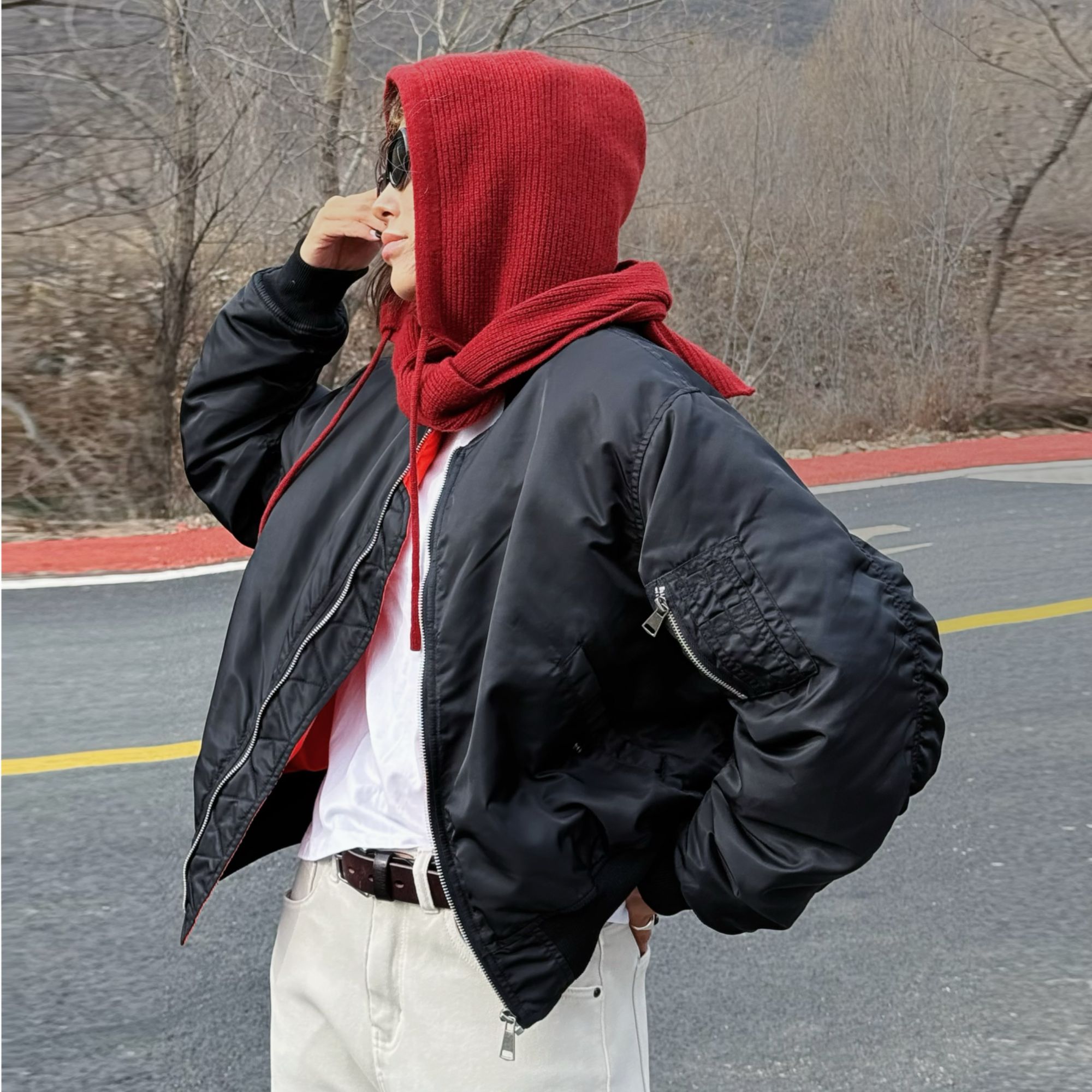 短款飞行夹克棒球服百搭冬季外套atkfy外套awrb外套男装街头6136