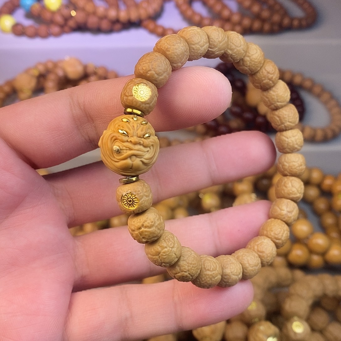 猴头核桃手串全品饕餮 五目烟鬼