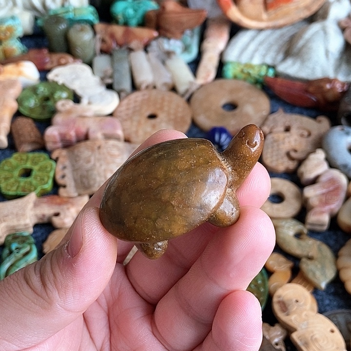 和田玉未镶嵌颈饰118