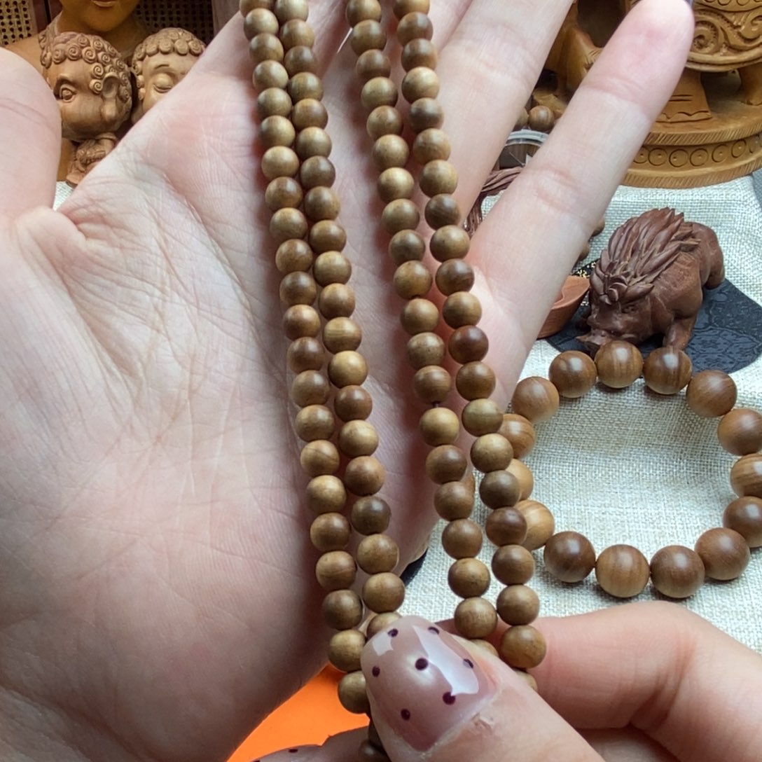 檀香木手串/手链迈索尔，老山檀香，奶香06