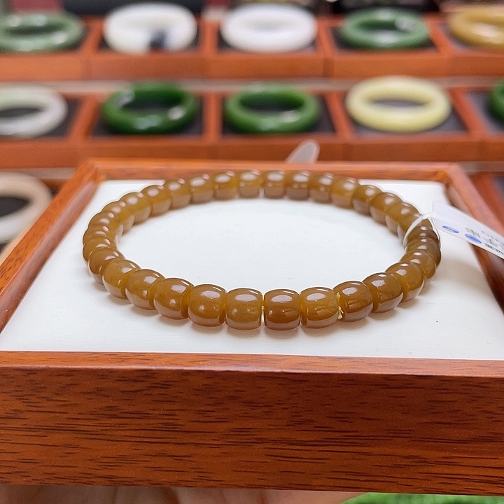 和田玉手串未镶嵌