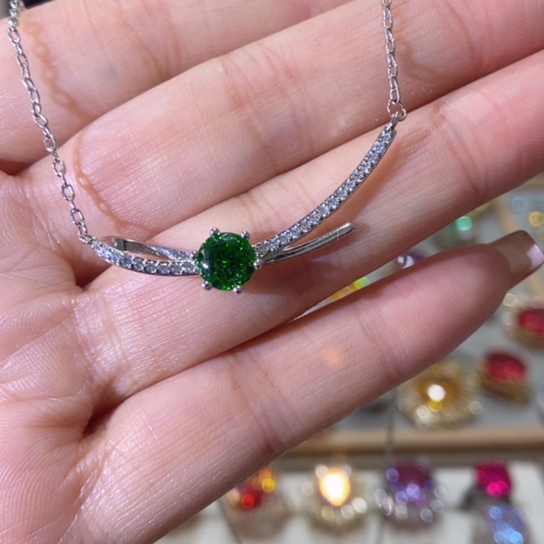 66锆石（处理）项链