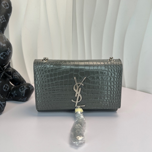 99新 YSL/圣罗兰 白色信封包/7856