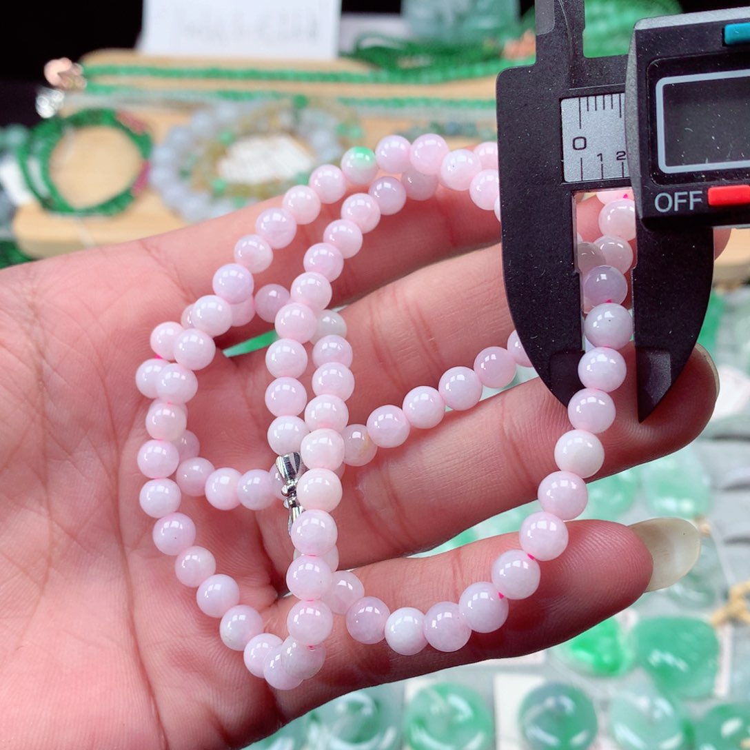 翡翠手链未镶嵌翡翠珠链