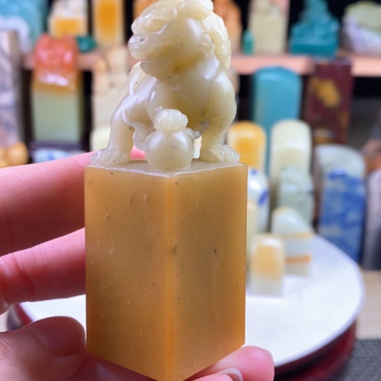 【闪购商品】青田石封门菜花黄……