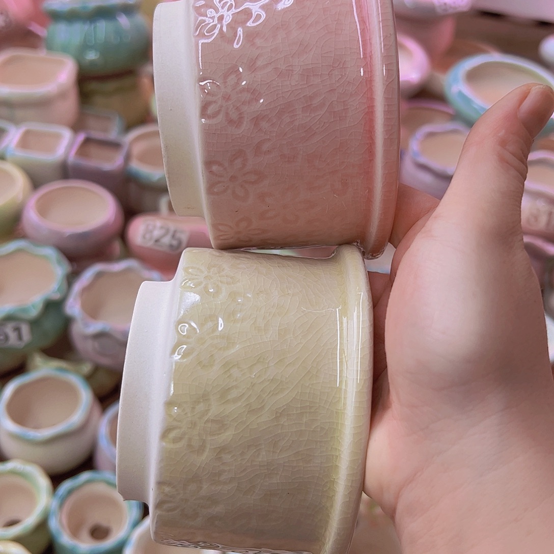 陶瓷花盆当场凑满12包邮