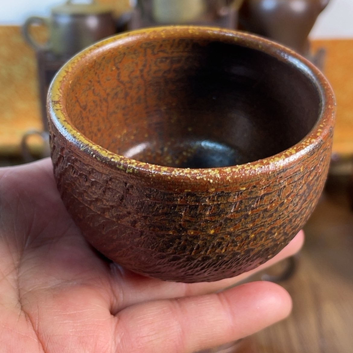 【闪购商品】柴烧主人杯容量150毫升左右微瑕