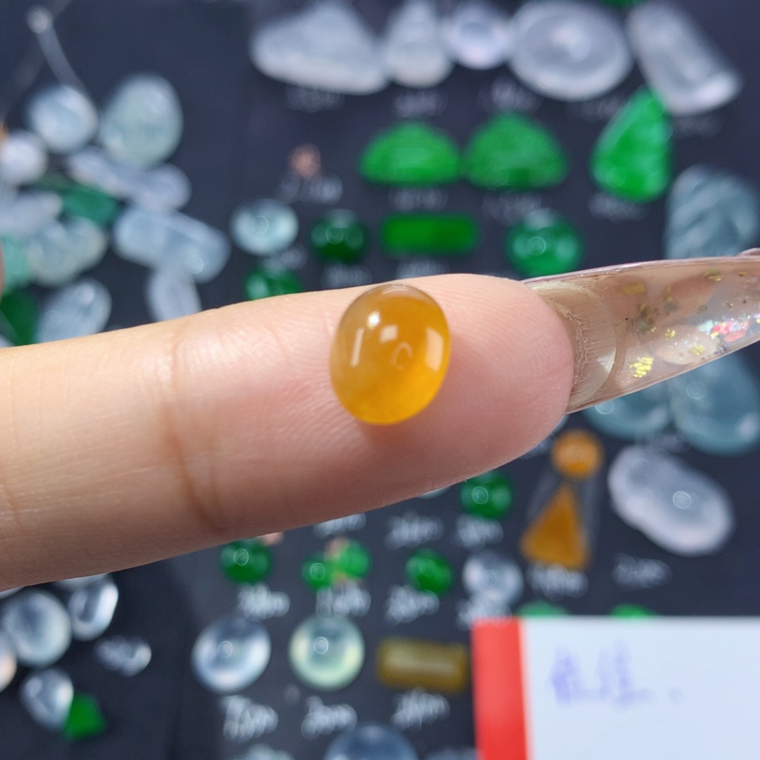 翡翠颈饰未镶嵌纯天然缅甸A货翡翠