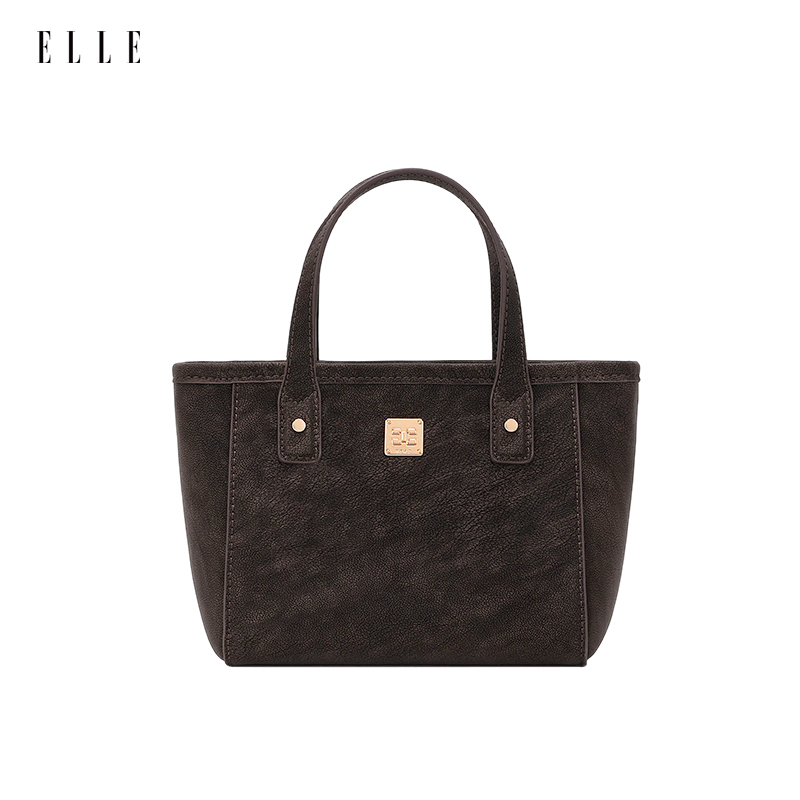 ELLE25年出门流行女包新款【琥珀流光】爆款通勤百搭手提包菜篮子W