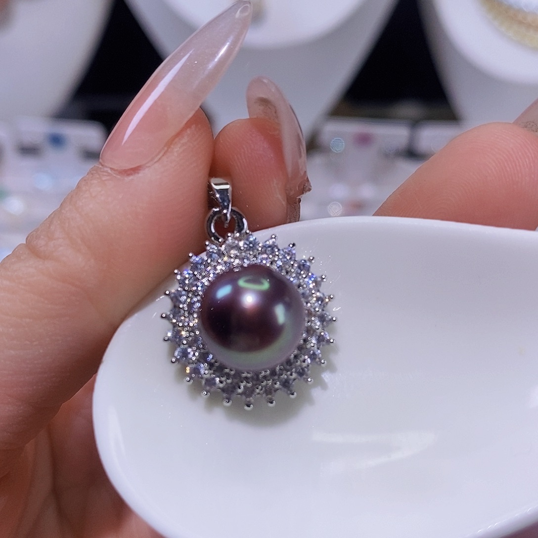 淡水珍珠颈饰合金