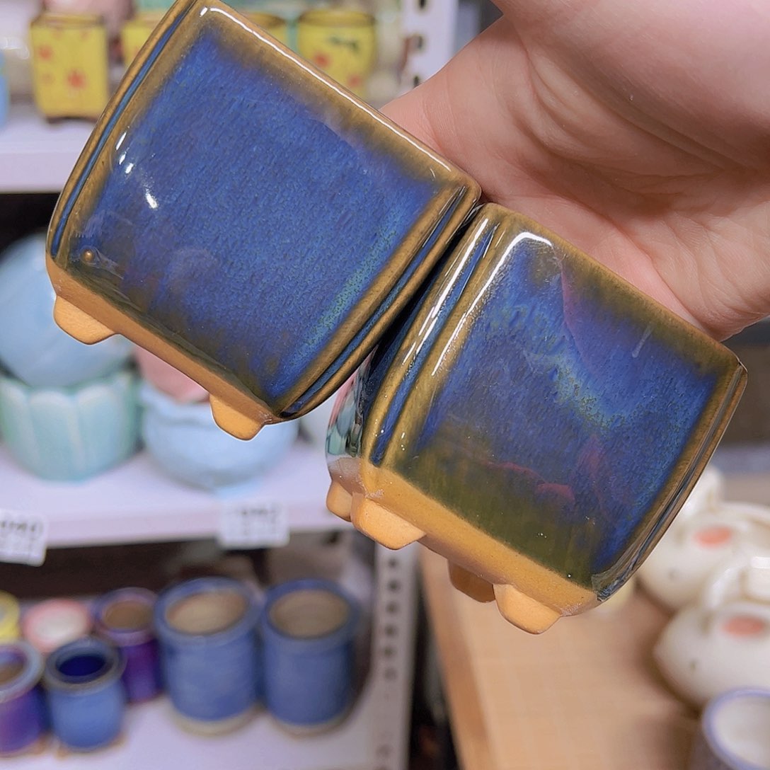 红陶陶瓷花盆当场满12包邮