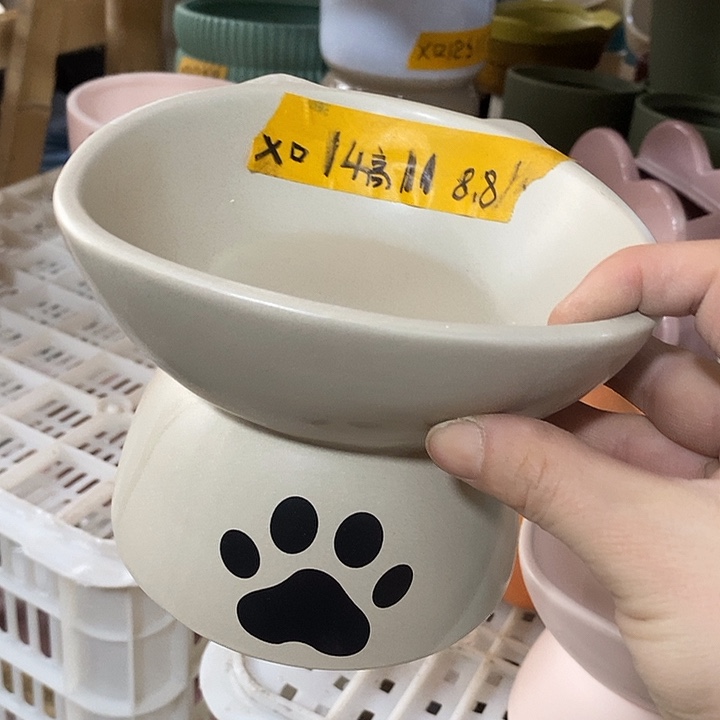 陶盆有孔 瑕疵针孔漏釉介意勿拍口 高