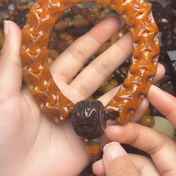 牛骨手串/手链蛇骨手持可调节