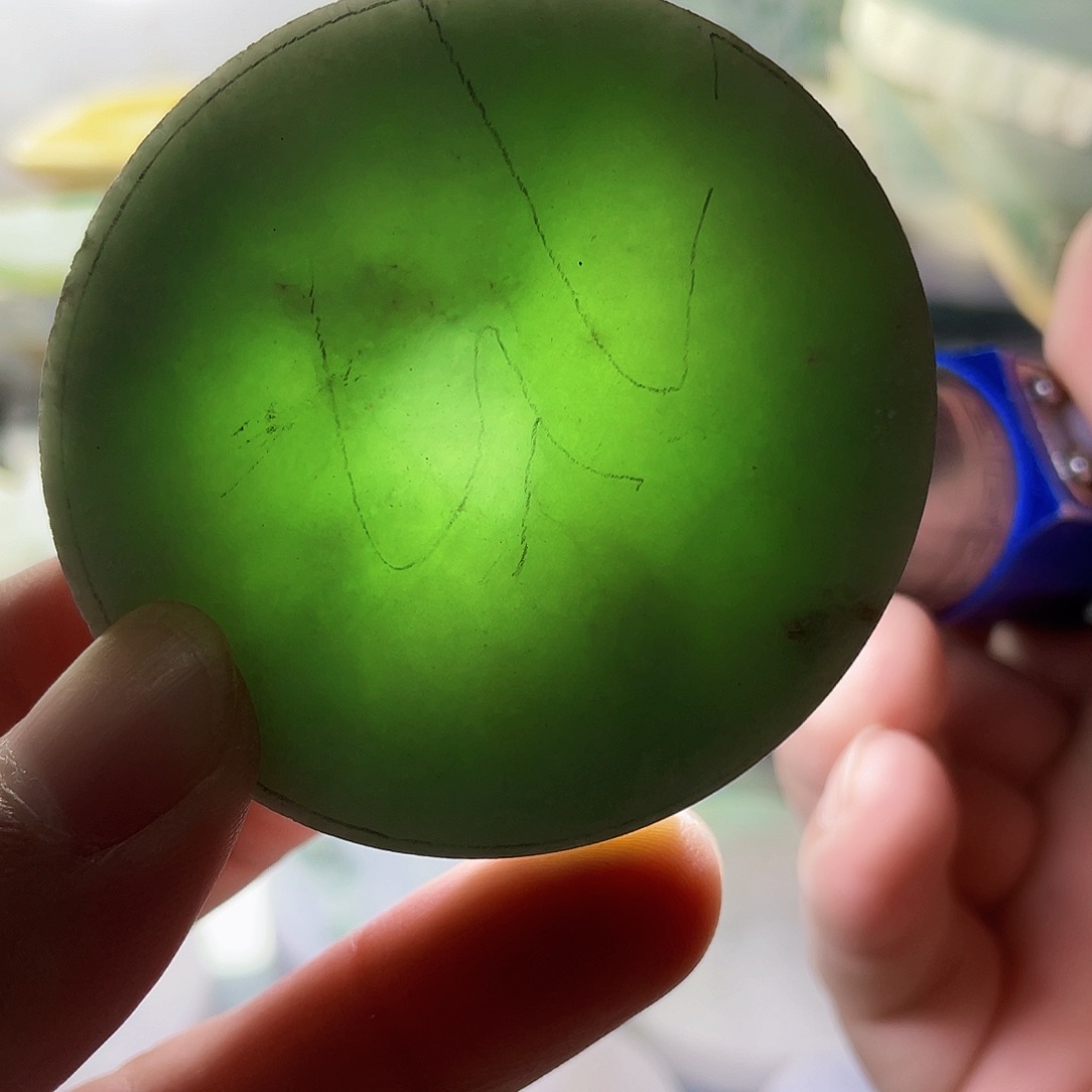 翡翠颈饰未镶嵌毛料108