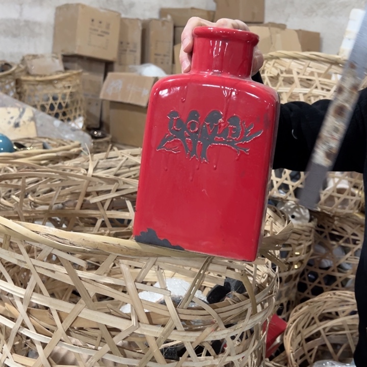 瓶高度27厘米口径7厘米微瑕捡漏