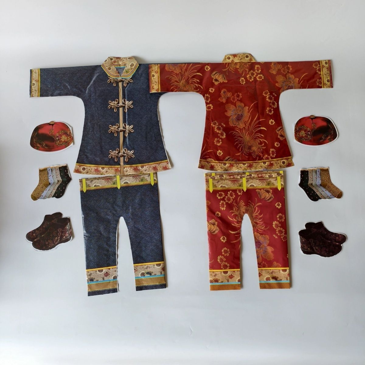 新款纸衣服批发男女四季寒衣一整套衣服清明七月半十月一中元节