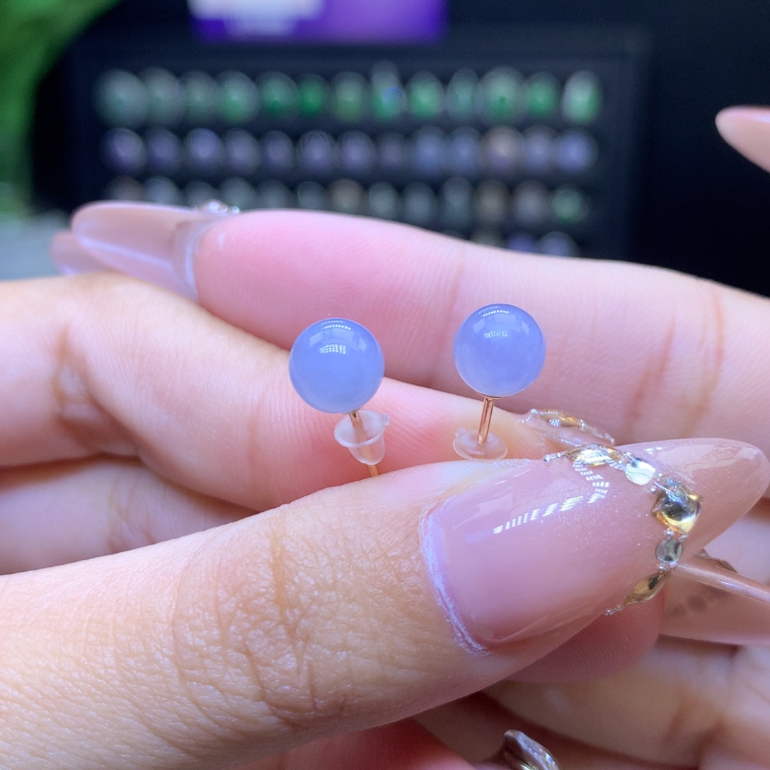 翡翠颈饰18K金镶嵌天然