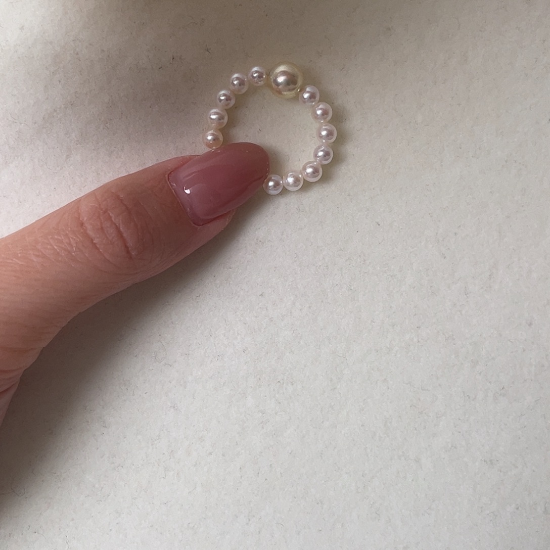 戒指未镶嵌海水珍珠