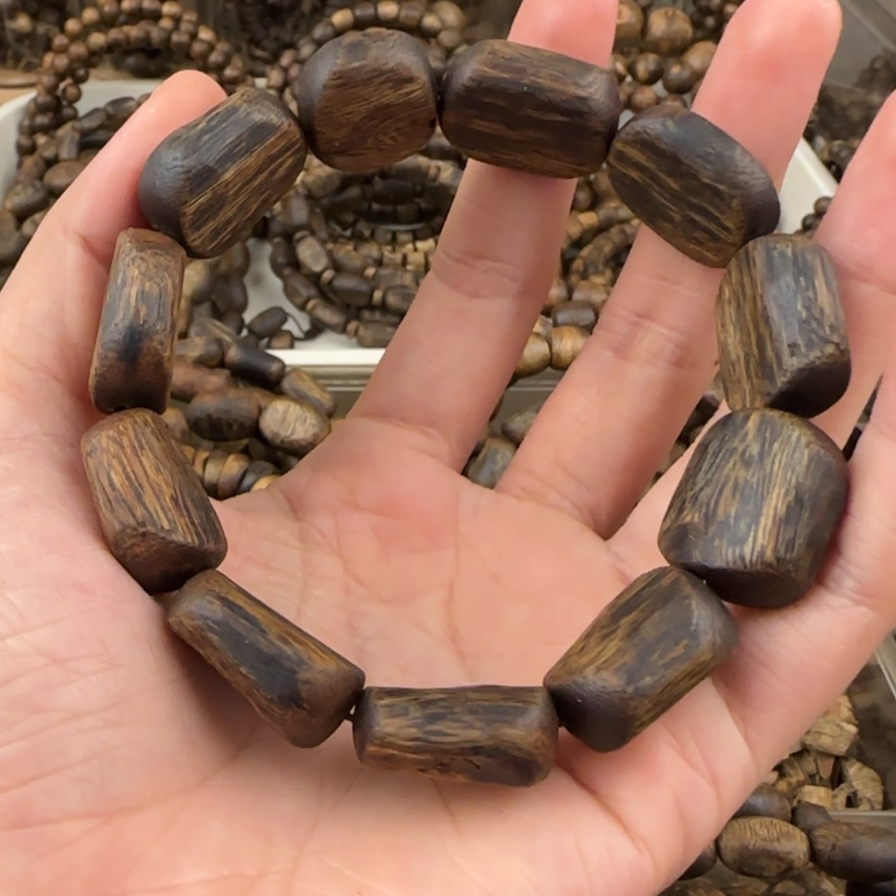 【闪购商品】沉香手串福*奇楠手串17.5克