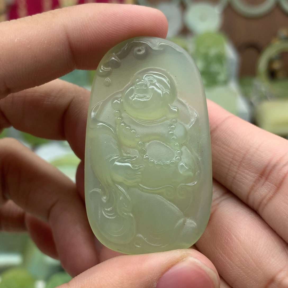 岫玉未镶嵌吊坠(不含链)