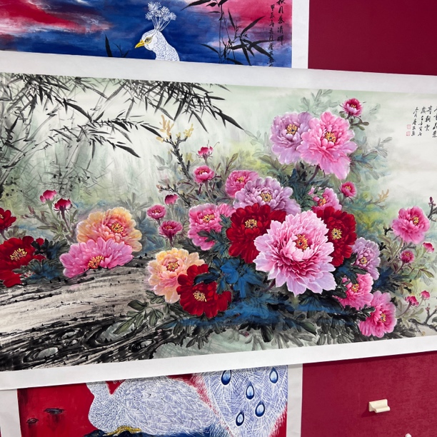 李老师花鸟绘画作品