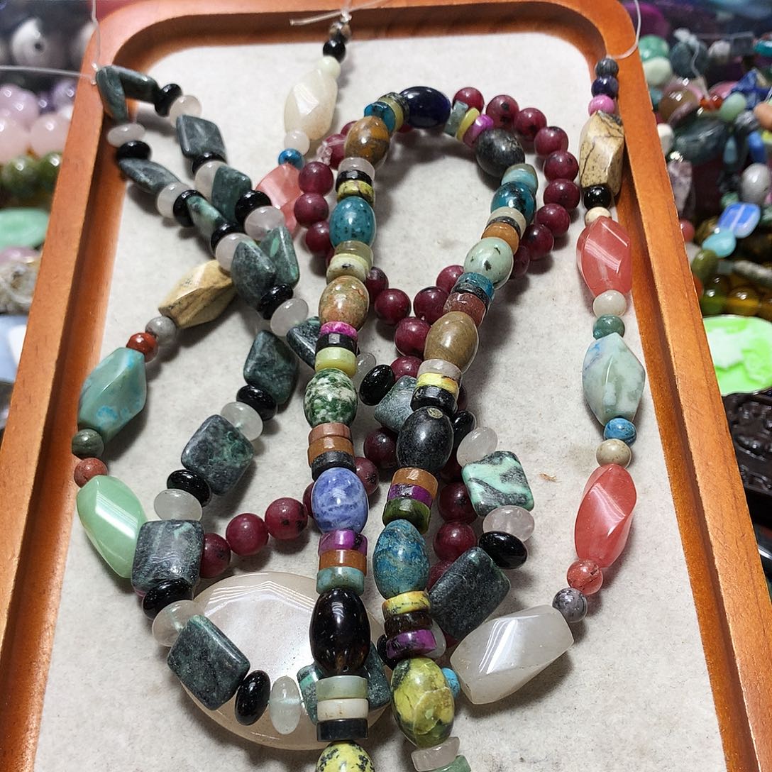 未镶嵌手串玛瑙/玉髓五条