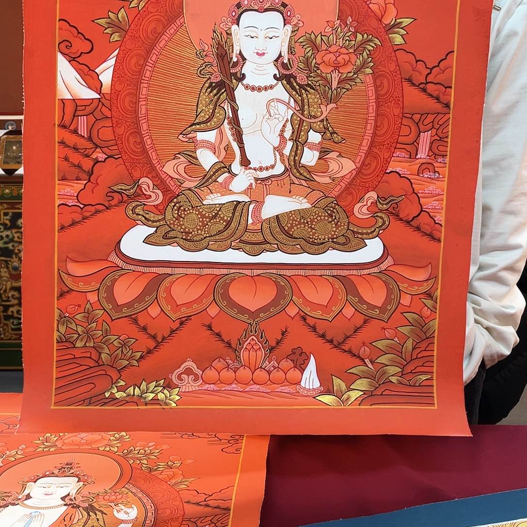 卷轴画40×60虚空纯手绘