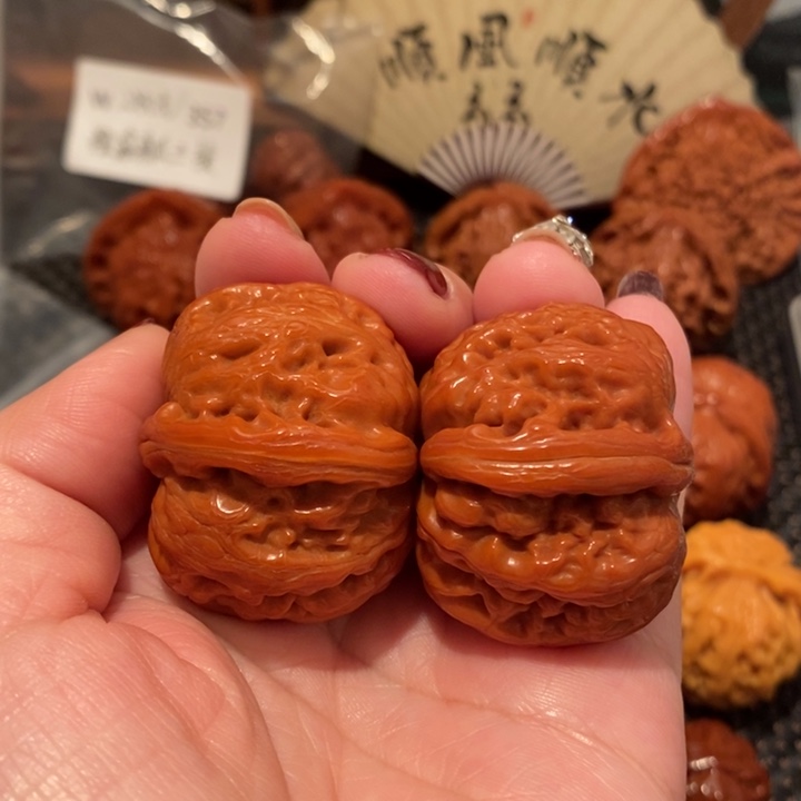 文玩核桃吊坠糯**叽平谷元宝385