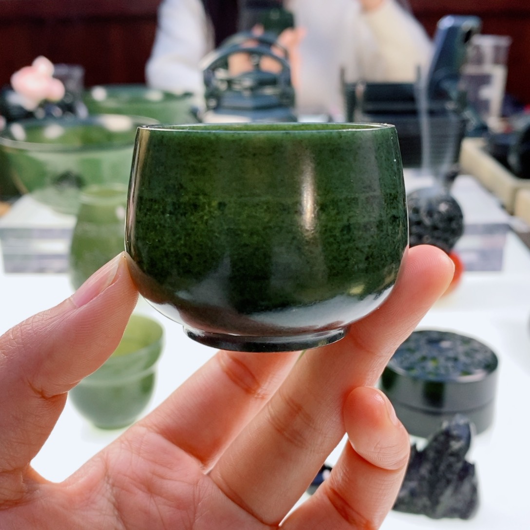 和田玉（青玉）挂件未镶嵌