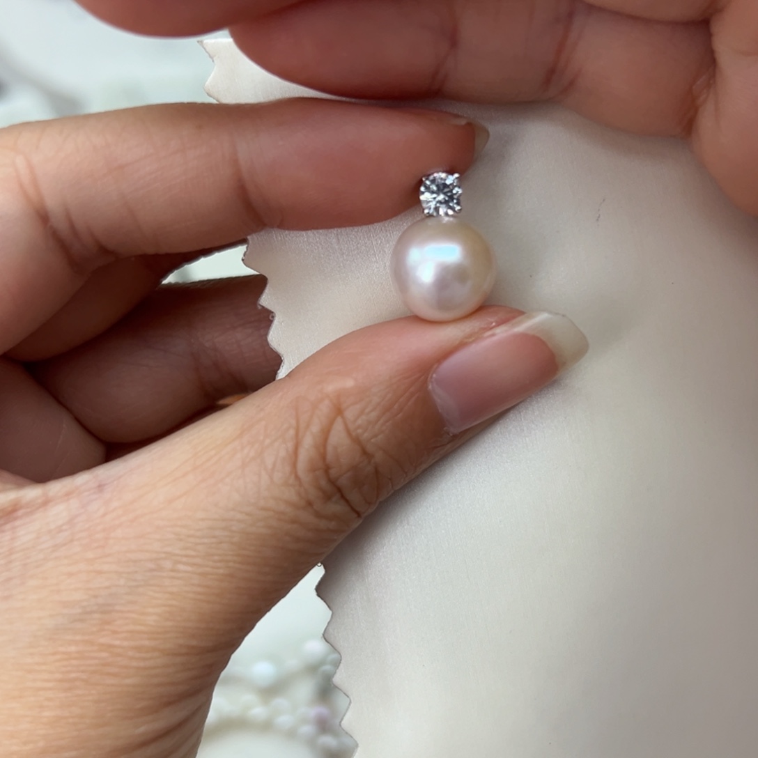 淡水珍珠珍珠 特价 微瑕银S925镶嵌