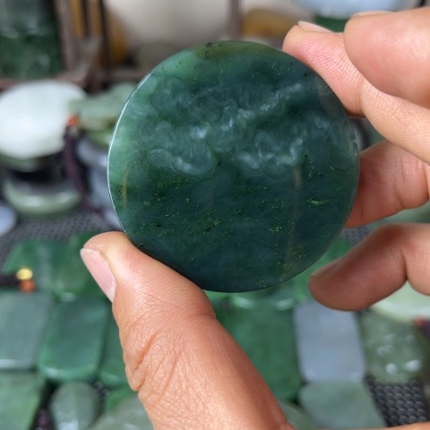 和田玉珠宝半成品未镶嵌