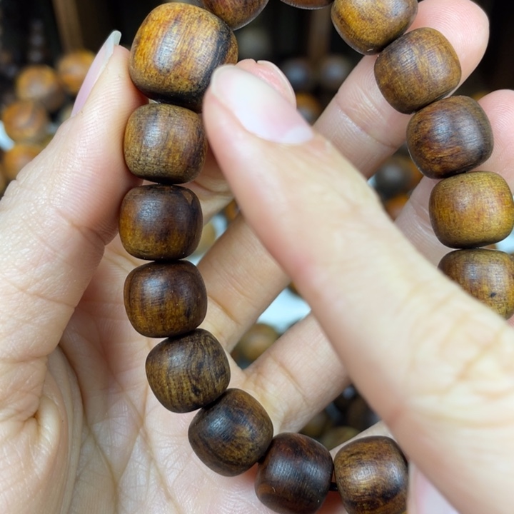 贡木把件手串制作