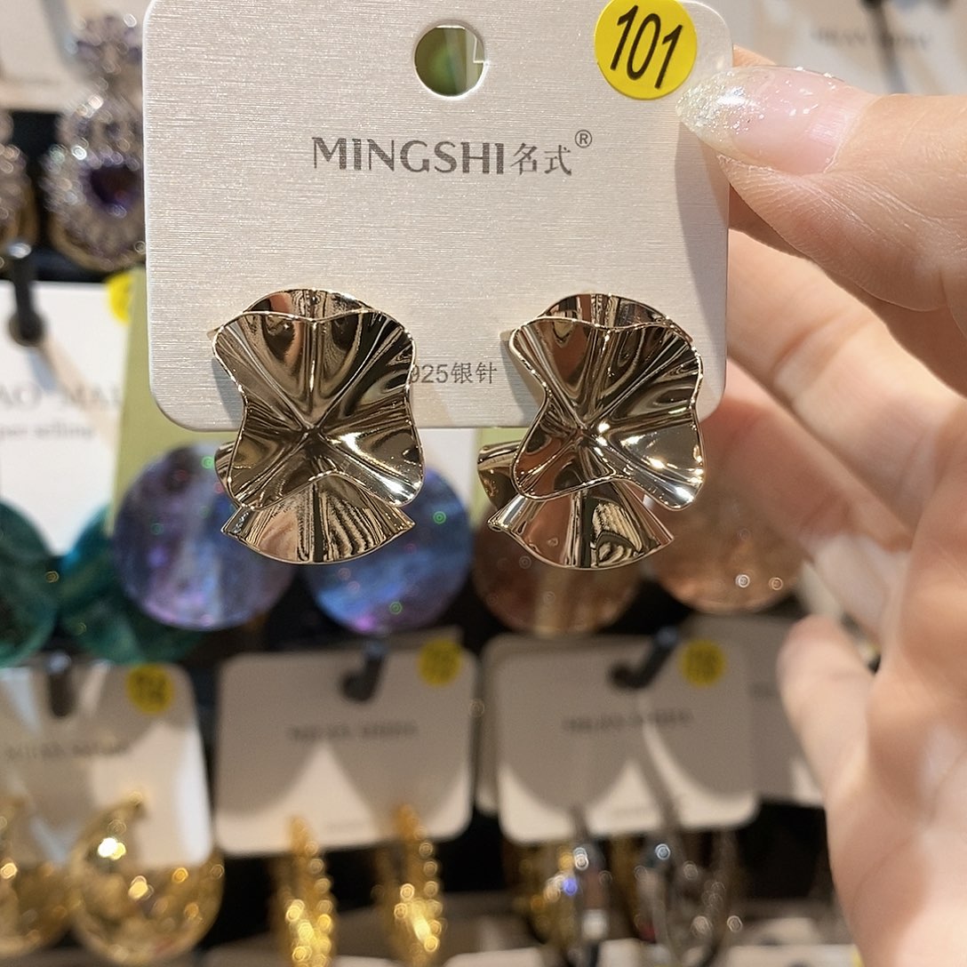 铜合金925银无枪色花苞c