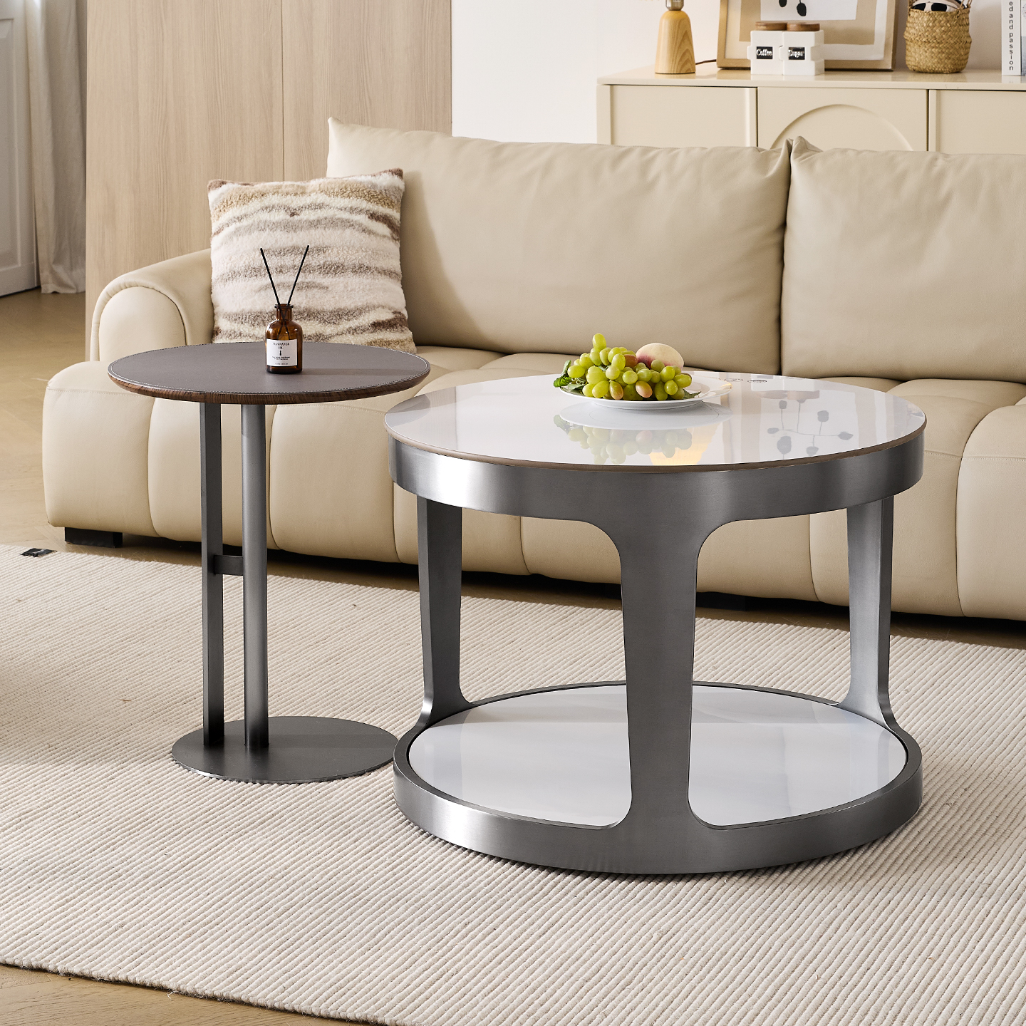 高颜值智能不锈钢茶几合集客厅家用创意