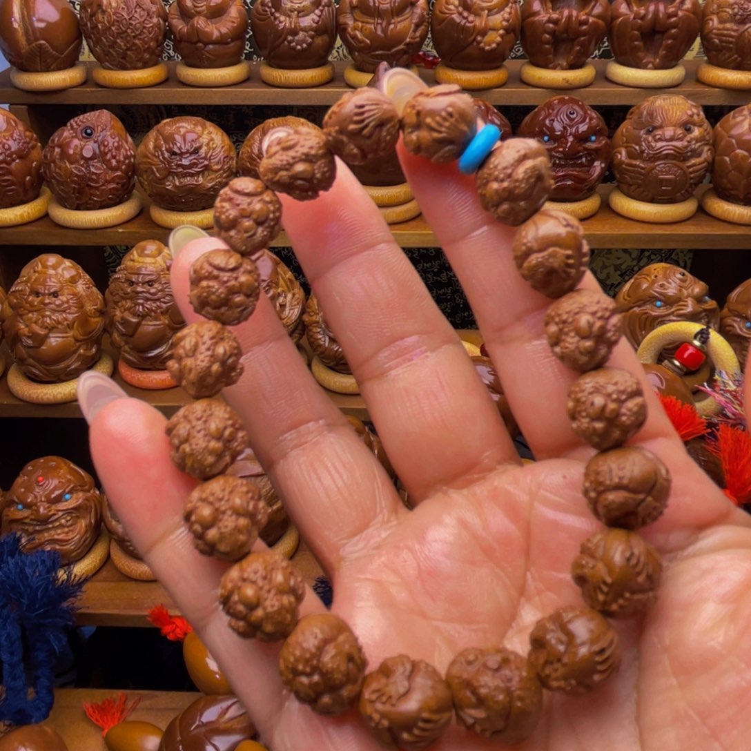 吊坠橄榄核龙纹桃核