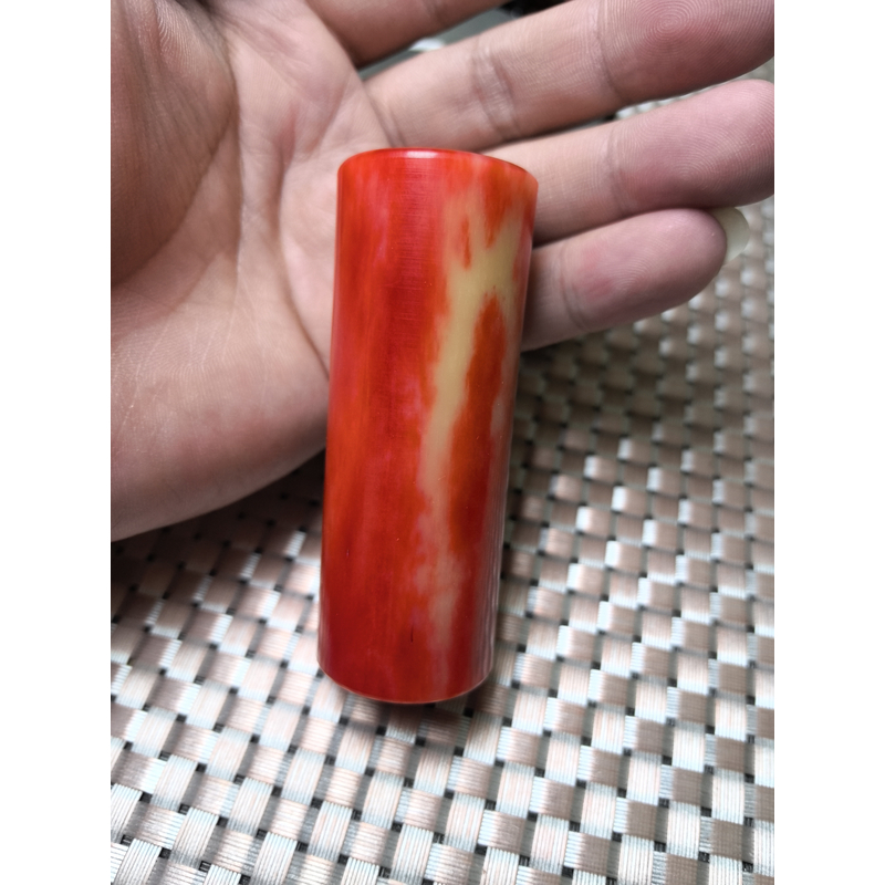 A196. 红色桶佛珠手串（多样性发其一）