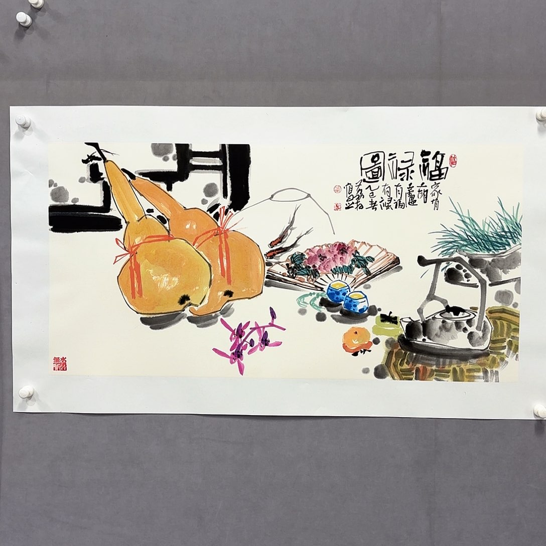 国画国画纯手绘作品请放心去藏