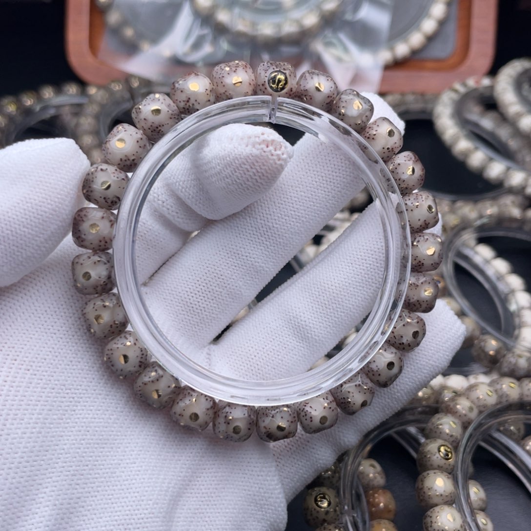 手串星月菩提粉糯冰无相