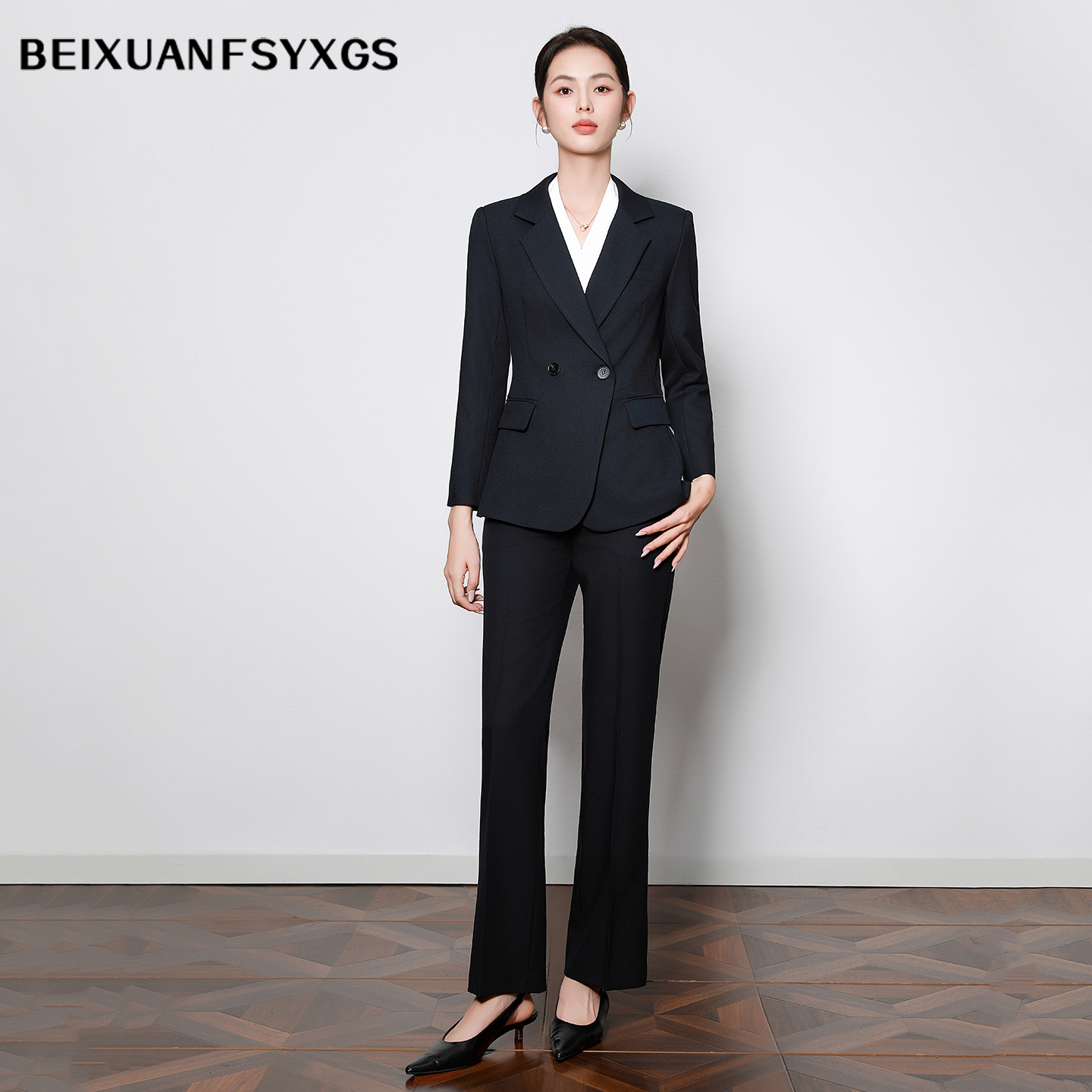 高级感正装西服套装女2025秋季新款时尚洋气减龄西装小脚裤两件套