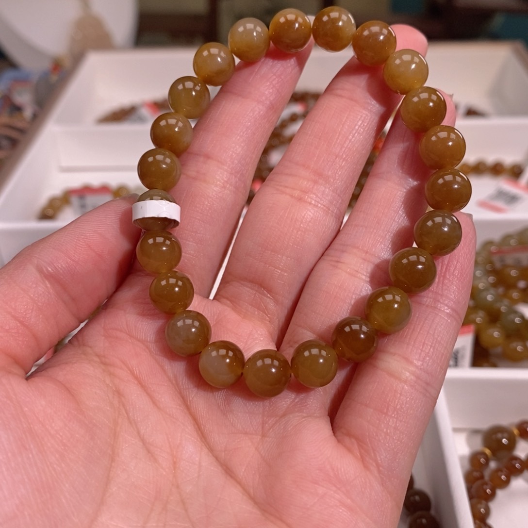 和田玉和田玉糖串未镶嵌