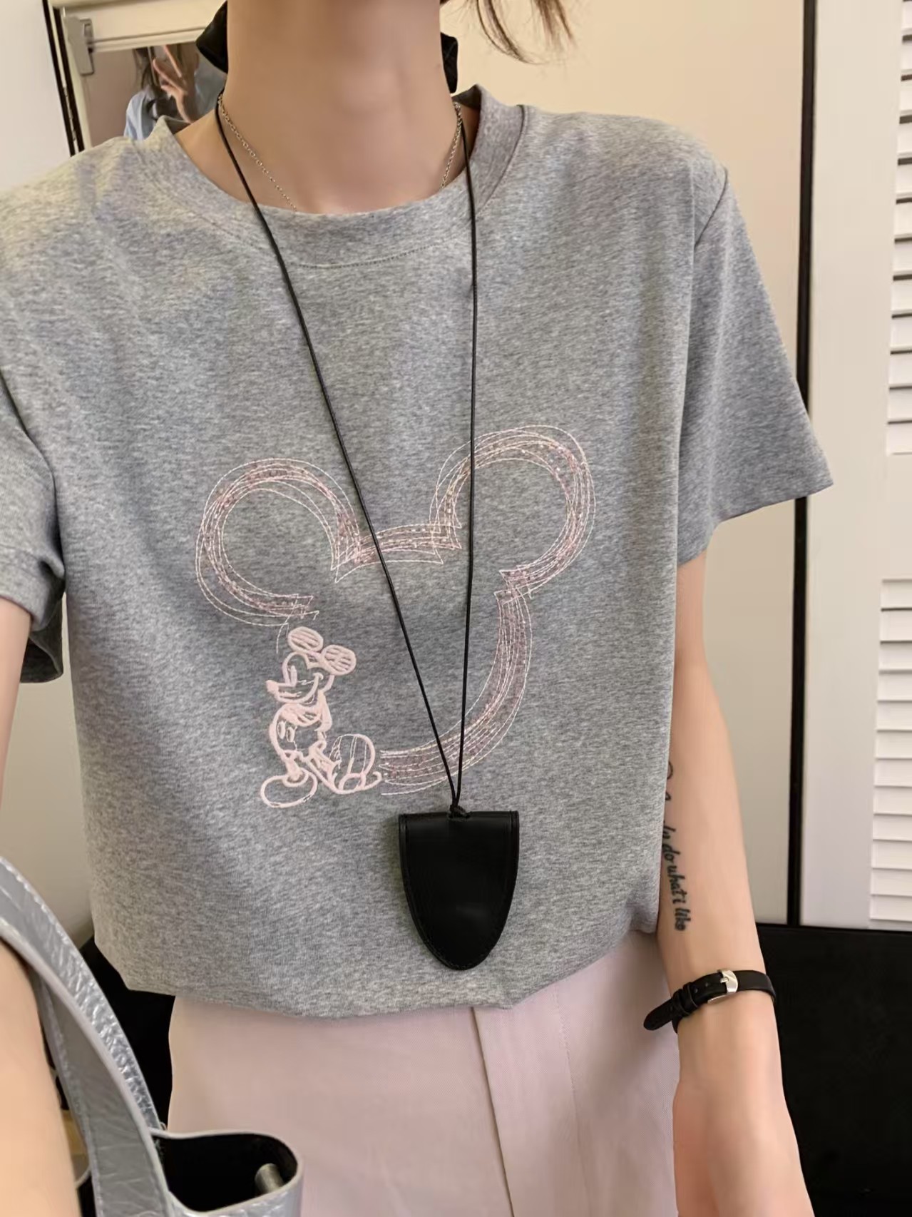 3301款，米米奇奇，刺绣T