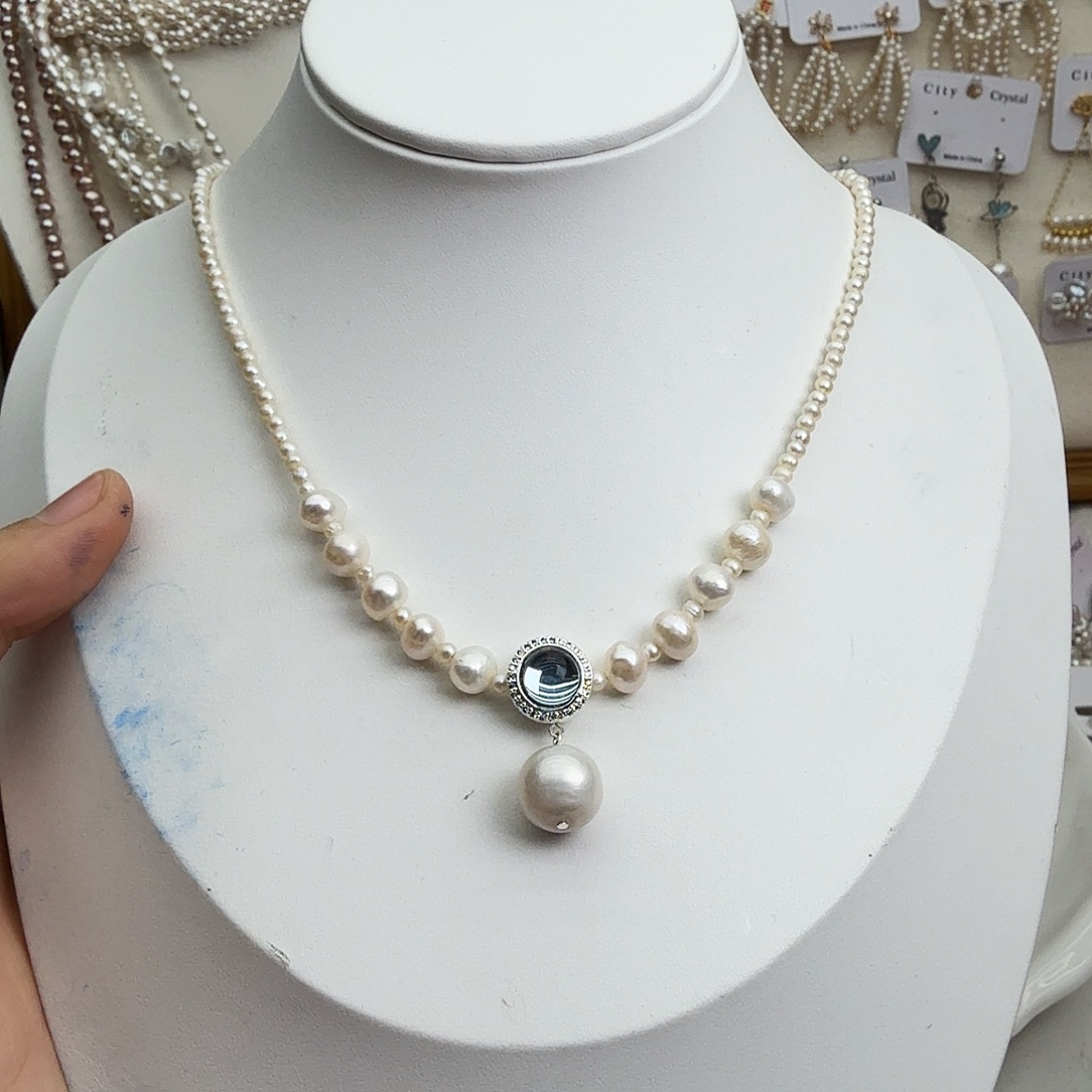 颈饰未镶嵌淡水珍珠