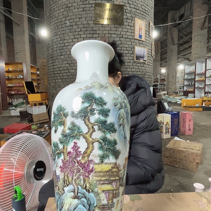 其他瓷景德镇高温瓷花瓶