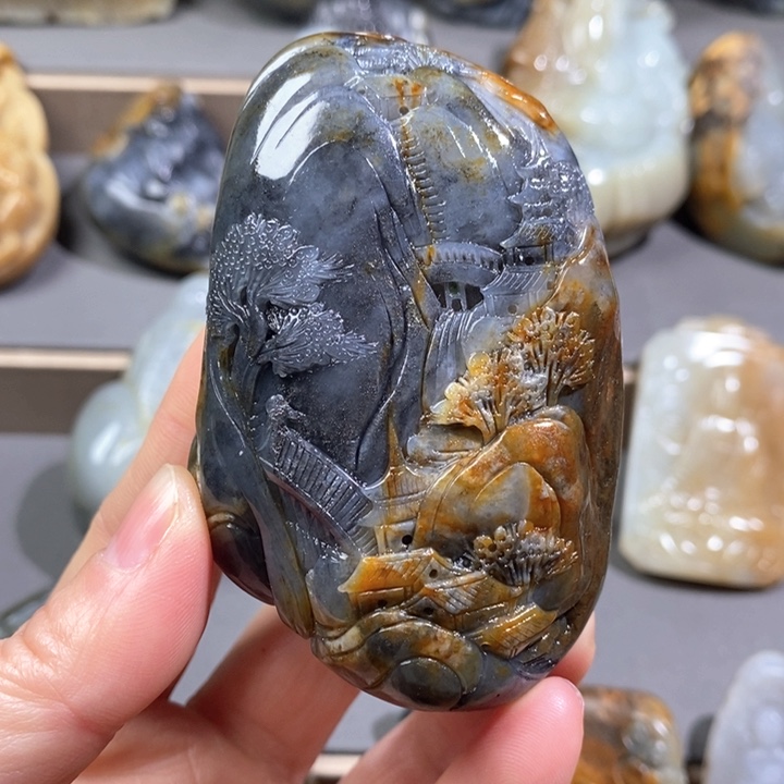 和田玉把件未镶嵌