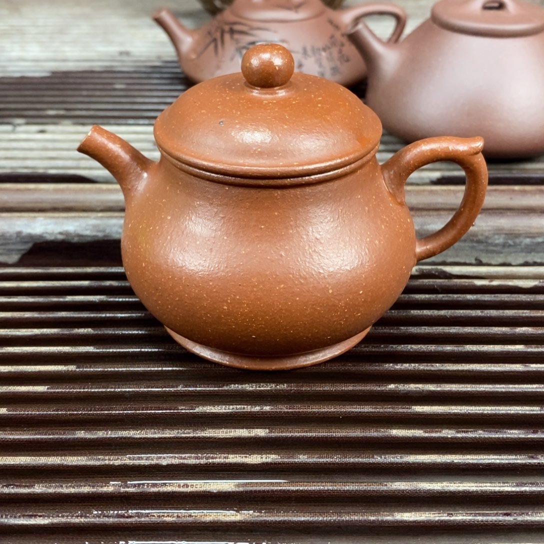 茶壶紫砂宜兴原矿紫砂壶让他全手工200c