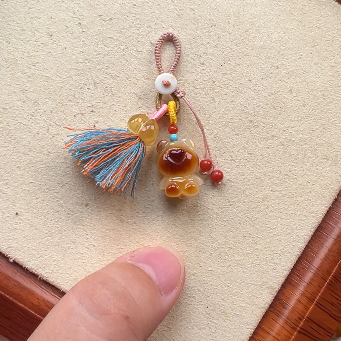 琥珀未镶嵌吊坠(不含链)