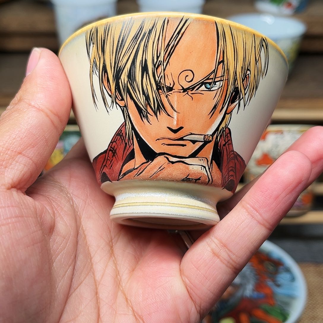 杯景德镇陶瓷手绘主人杯