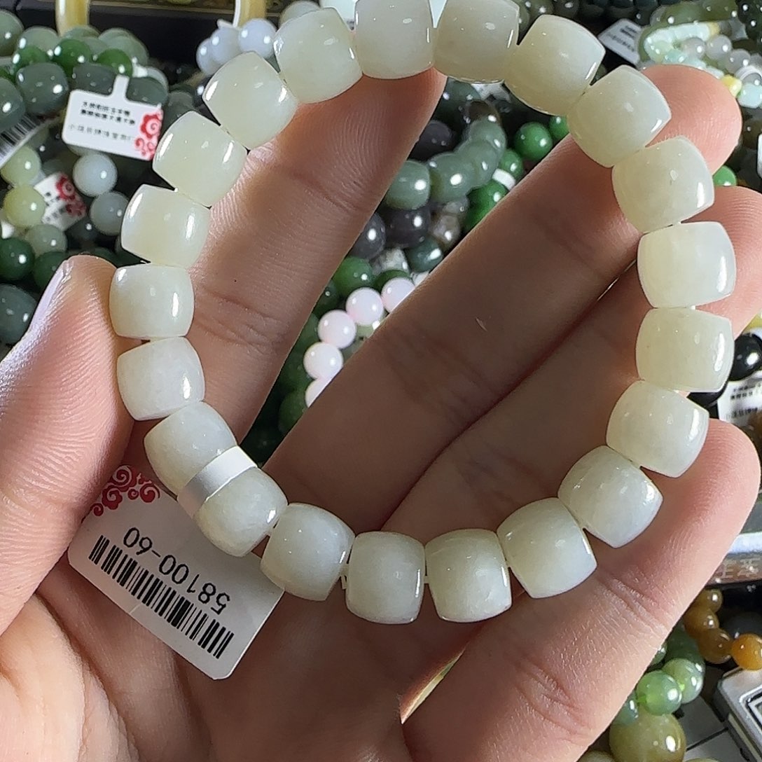 和田玉手链未镶嵌175