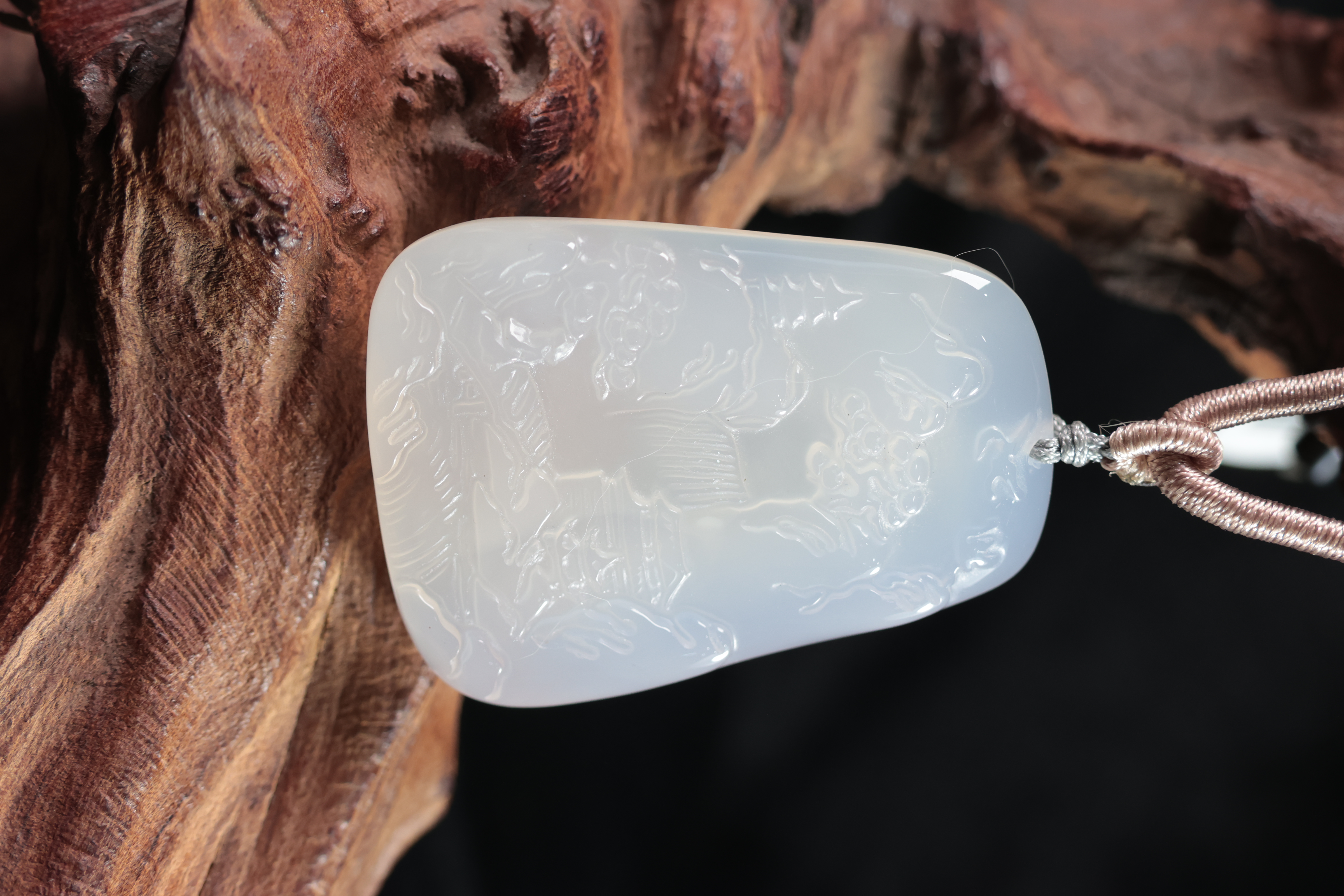 矿玉行-玛瑙白山水牌-YS51-新人福利-模板